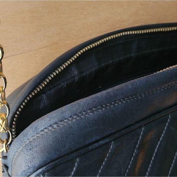 Authentic Vintage Chanel Large Bijou Strap Shoulder Camera CrossBody Bag Purse - Picture 13 of 16